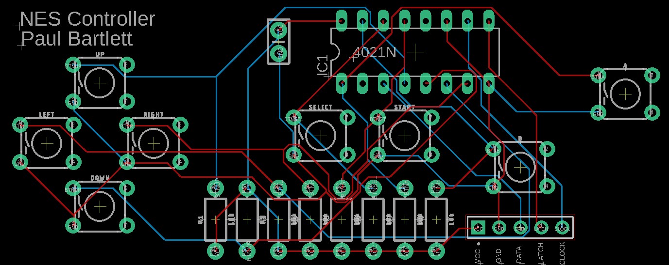NES Controller PCB Layout
