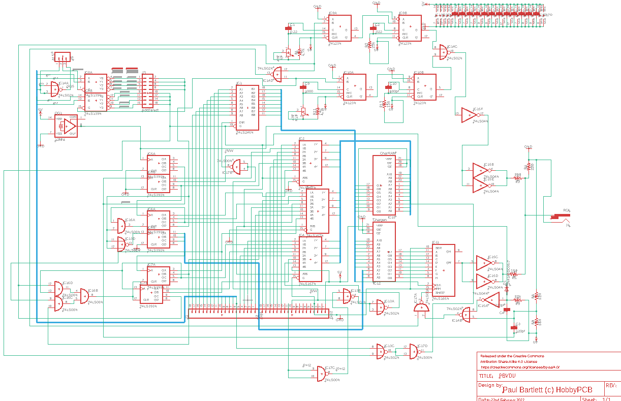 VDU Circuit Diagram